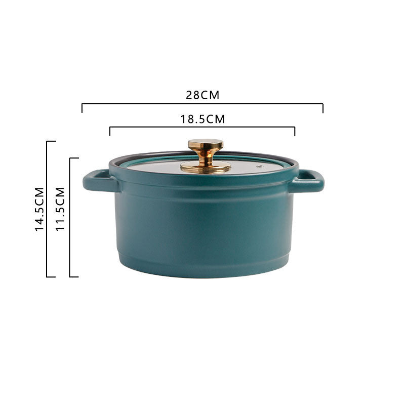 Nordic Ceramic Large-capacity Chicken Stock Pot
