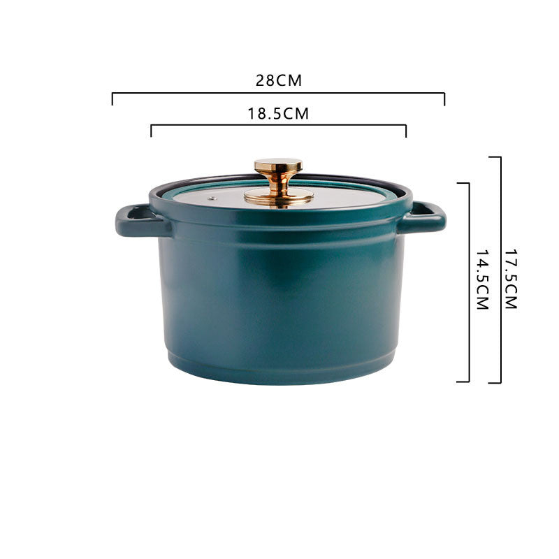 Nordic Ceramic Large-capacity Chicken Stock Pot