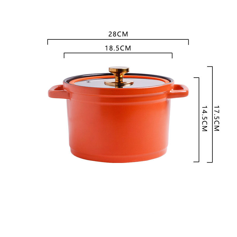 Nordic Ceramic Large-capacity Chicken Stock Pot