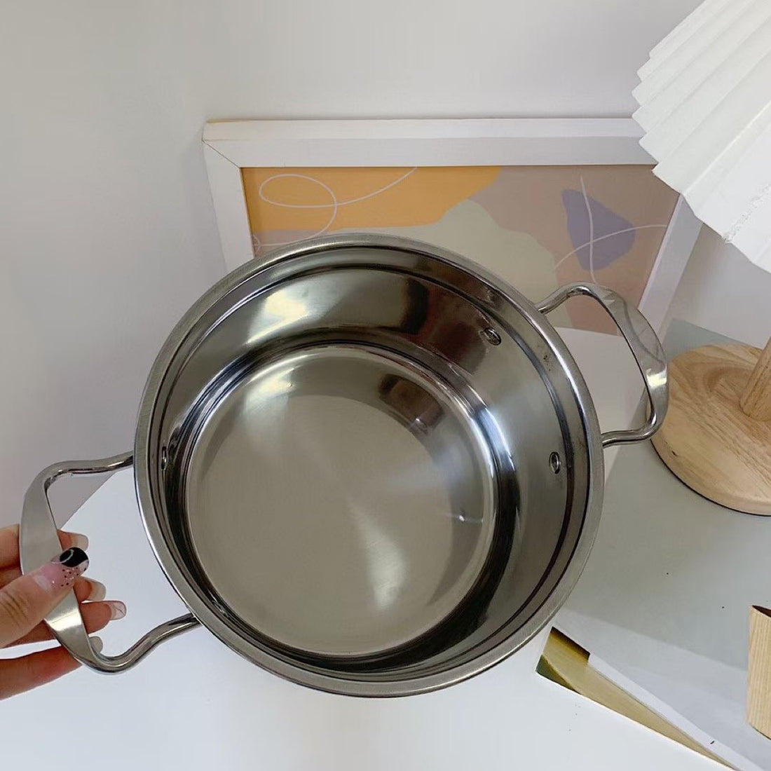 Double Same Style Stainless Steel Stock Pot Steamer