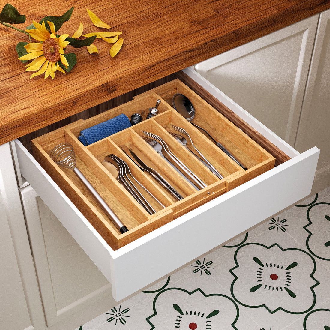 Kitchen Utensils Pull-out Retractable Bedside Tool Organizer