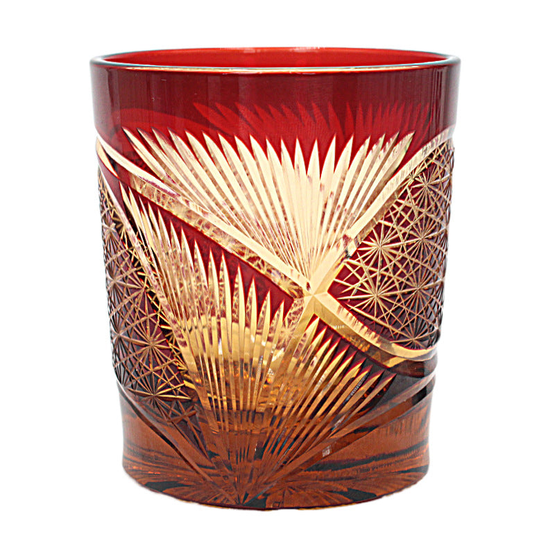 Crystal Whiskey Glass Carving