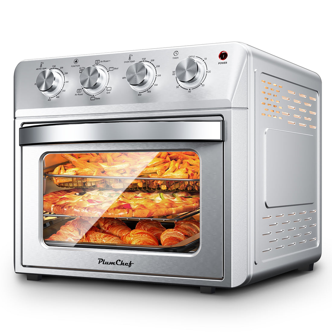 27.5QT 6-in-1 Air Fryer Toaster Oven Countertop Convection