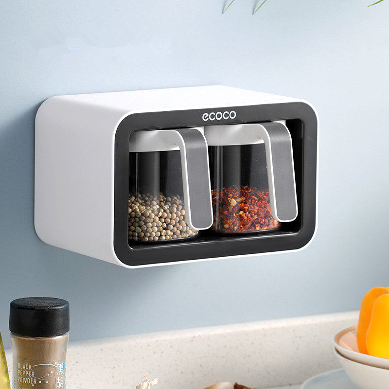 Kitchen Wall-Mounted Spice Box Set