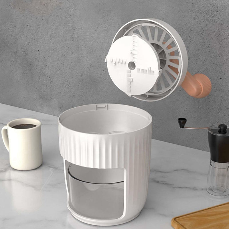Hand-Cranked Ice Shaver Small Household Ice Crusher Machine