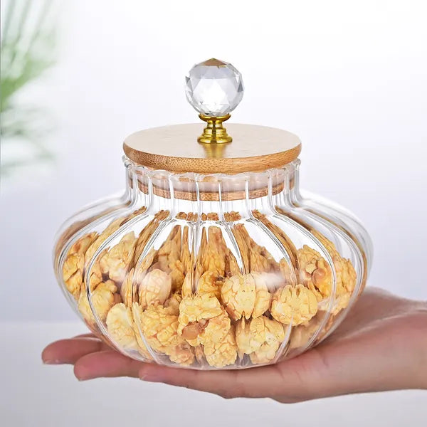 High Borosilicate Glass Sealed Coffee Storage Jar Container