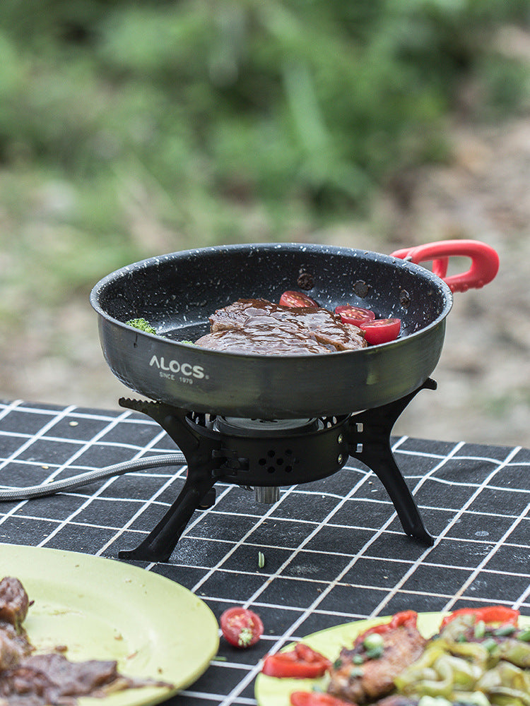 Alocs Medical Stone Color Non-stick Frying Pan
