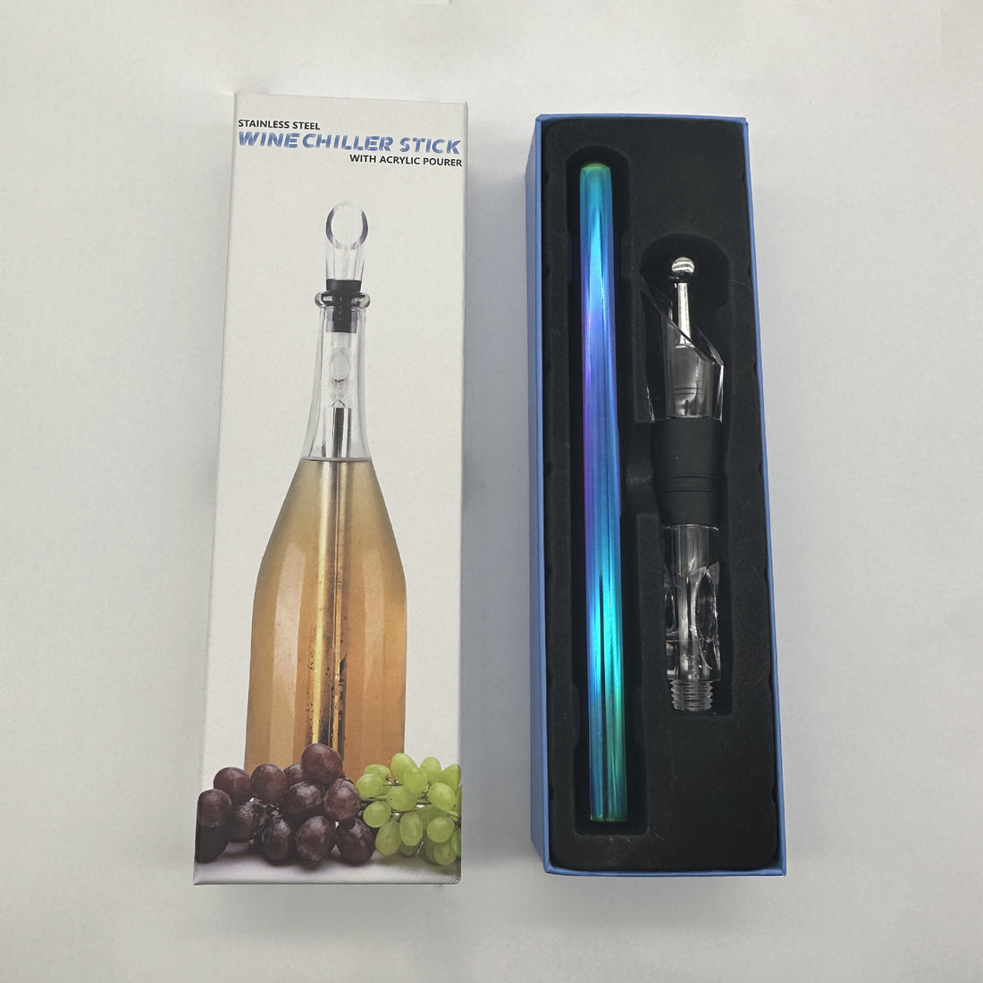 Stainless Steel Wine Bottle Chilling Rod Cooler Stick