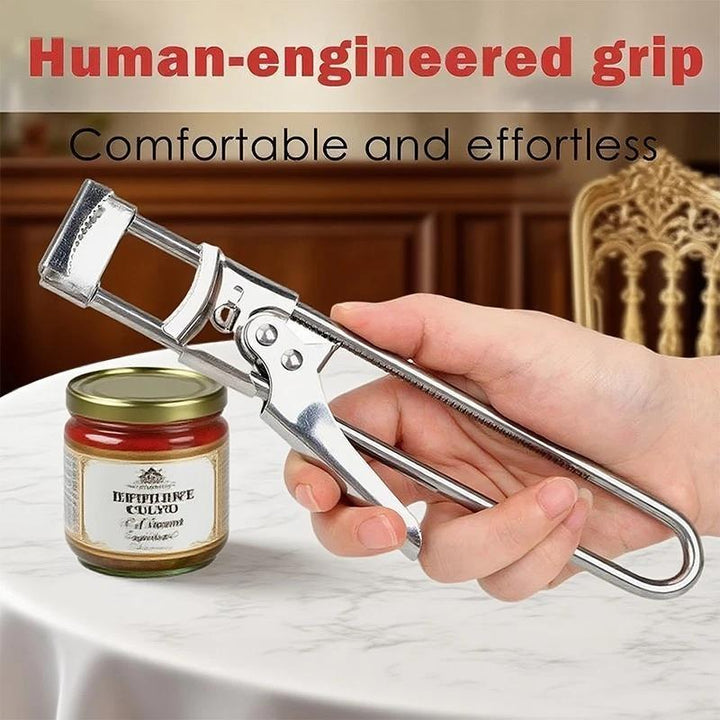 Adjustable Stainless Steel Can Opener for Easy Use