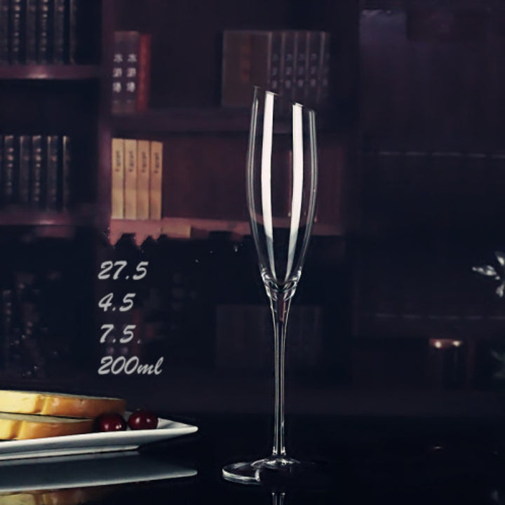 Crystal Handmade Glass Champagne Flutes
