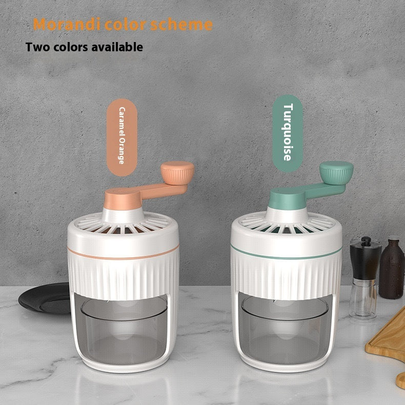 Hand-Cranked Ice Shaver Small Household Ice Crusher Machine