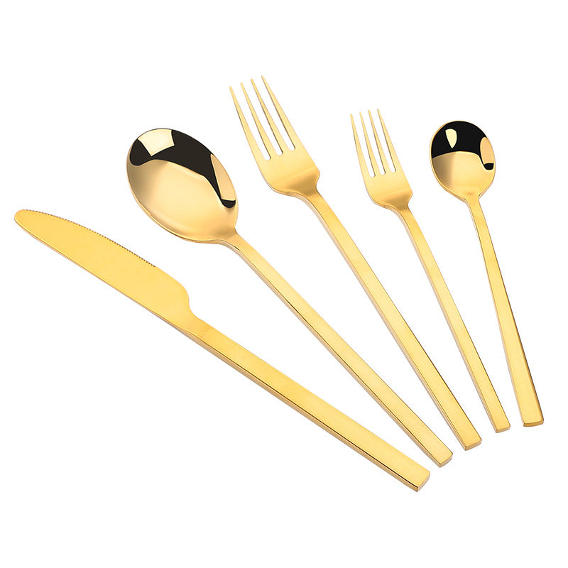 Stainless Steel Matte Cutlery Thickened Set