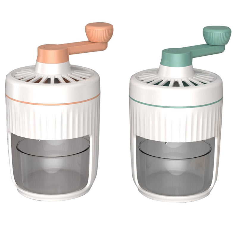 Hand-Cranked Ice Shaver Small Household Ice Crusher Machine