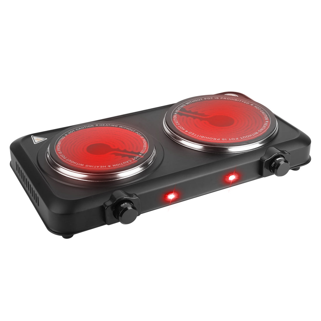 2000W Electric Infrared Dual Burner Hot Plate Stove