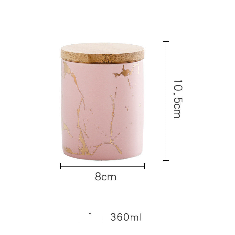 Kitchen Ceramic Food Storage Airtight Jar Box