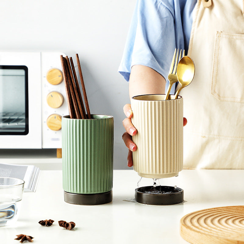 Ceramic Kitchen Chopsticks Storage Rack